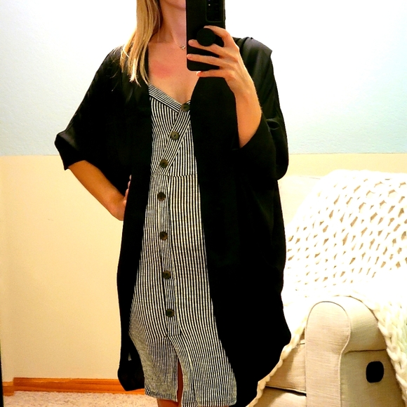 PinkBlush Black Kimono- O/S - Picture 11 of 11